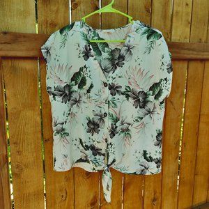 Summer Floral Blouse